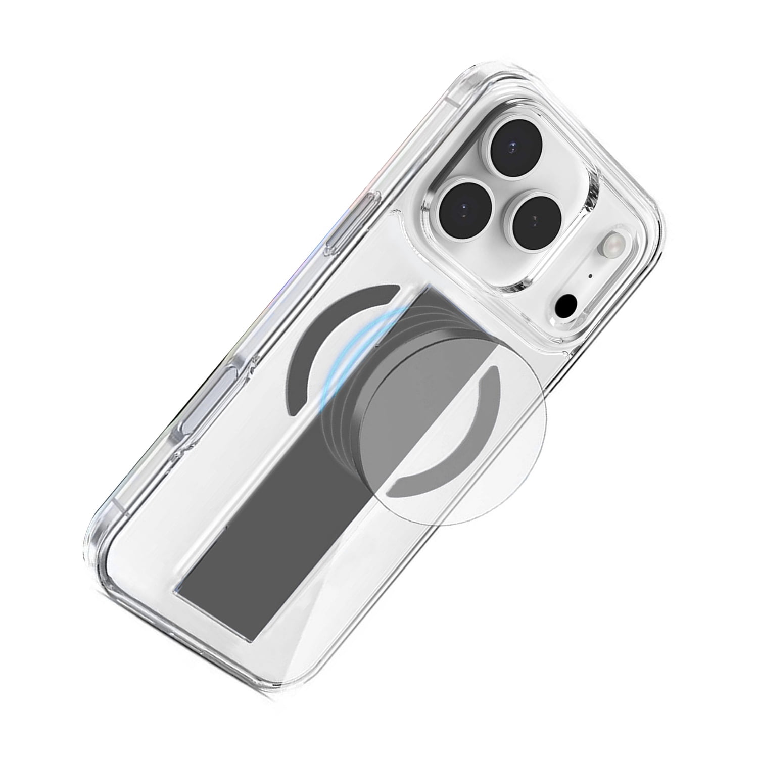 Clear Scratch-Resistant MagGrip Cover for iPhone 17 Pro Max - Grey
