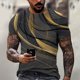 thumbnail image 2 of Men'S T-Shirt Short Sleeve Printed Summer Round Neck Top Trend Casual Sweatshirt3XL, 2 of 5