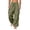 Army Green, variant on Men's Baggy Cargo Pants Loose Fit Drawstring Parachute Pants Mens Summer Pants Dark Green S