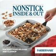 thumbnail image 4 of Farberware Bakeware 9 Inch Nonstick Square Cake Pan, Dishwasher Safe and Oven Safe to 450°F, Gray, 4 of 7