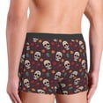 thumbnail image 3 of Fotbe Skull colorful flower Men’s Total Support Pouch Boxer Briefs, X-Temp Cooling, Moisture-Wicking Underwear, Regular, Long-leg and Trunk-XX-Large, 3 of 6