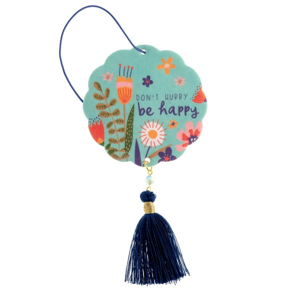 Karma , Désodorisant à l'Huile Essentielle pour Voitures Lot de 2, Maison & Bureau - Désodorisant Décoratif Coloré avec Pompon, Ne Presse Pas Pluie d'Été Parfumée