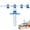 Blue, variant on Aluminum Cabinet Hardware Jig Tool for Easy Installation of Handles, Pulls, and Knobs(Blue)