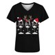 thumbnail image 5 of Puntoco Camiseta de enfermera informal con cuello en V y manga corta con bolsillo estampado para mujer, 5 of 5