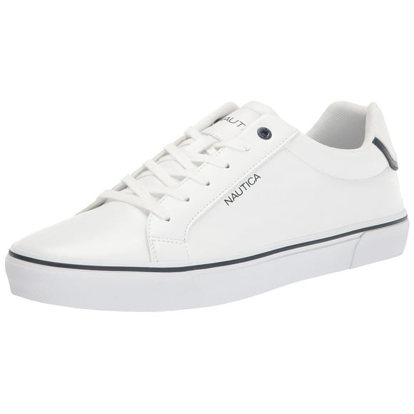 Zapatillas deportivas Shoe Nautica Leonard, estilo casual, con cordones, color blanco, 7,5 m