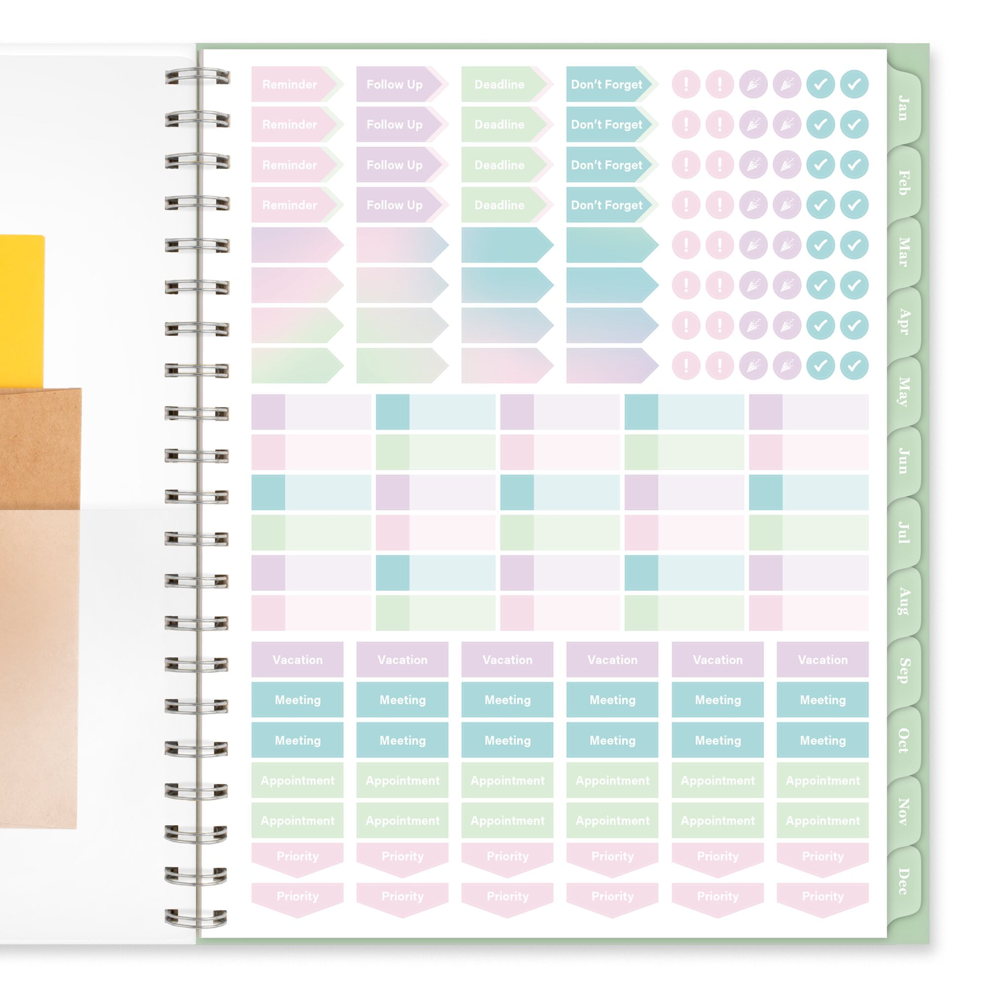 2025-2026 Cambridge Weekly/Monthly Planner, 8-1/2" X 11", Glacier