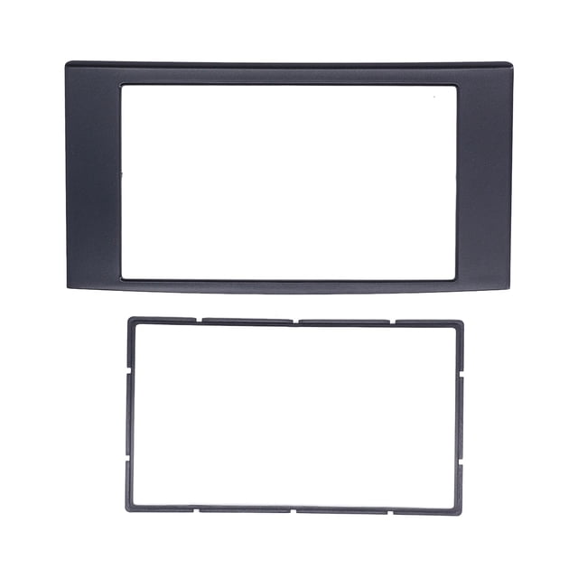 Radio de coche estéreo Fascia DVD reproductor de CD marco 2 DIN montaje en tablero embellecedor negro reemplazo para Mark X 2004-2009