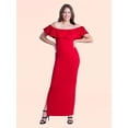 thumbnail image 2 of Off Shoulder Ruffle Detail Maxi Dress, 2 of 7