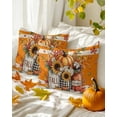 thumbnail image 3 of Decorative Throw Pillow Covers 12x20 Inch Set of 2 Orange Pumpkin Fall Decor Pillow Cases for Couch, Maple Leaf Autumn Sunflower Cushion Case for Living Room Bedroom Bed Car Chair, 3 of 9