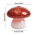 thumbnail image 3 of CaiYueKe Glass Vase for Flowers Small Modern Home Decor Hydroponic Planter Bulb Vase Centerpiece Tabletop Decoration Aromatherapy Terrarium Mini Water Propagation Station for Plants Succulents Herbs, 3 of 7