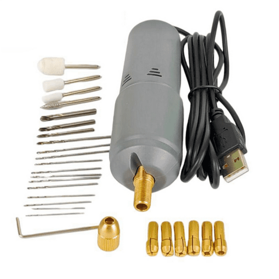 Mini Electric Drill Hand Cordless Rotary Tool Arts and Crafts for Screwdriver Hole Punch