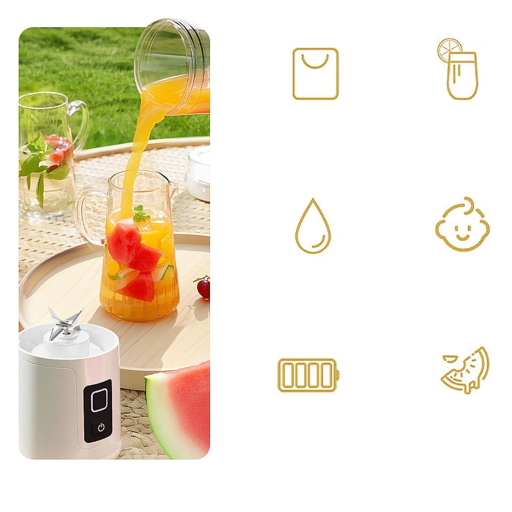 50W Portable Blending Machine Cup Electric Rechargeable Juicer Machine For Shakes Mixing Juicer
