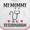 thumbnail image 4 of Inktastic Veterinarian Mommy Vet Boys or Girls Baby Bib, 4 of 4