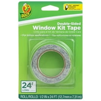 Duck Brand Clear Double-Sided Indoor Window Kit Tape, .25 in. x 24 ft.
