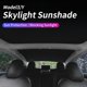 thumbnail image 5 of Cubierta de pantalla para techo solar frontal Tesla modelo 3 Y Negro Zulema Sombras de techo solar de coche, 5 of 8
