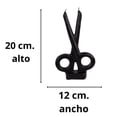 thumbnail image 3 of 3 Veladoras En Forma De Tijeras Negra, 3 of 4
