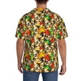 thumbnail image 3 of Kdxio Men's Hawaiian Shirt for Men Short Sleeve Shirt Kittens With Maple Leaves Summer Casual Holiday Beach Button Down T-Shirts, 3 of 5