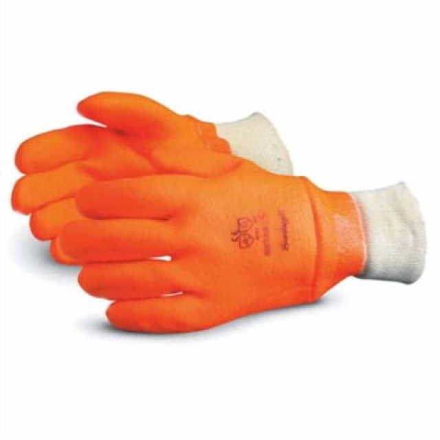 55779 - GLOVES FOAM INSULATED KNIT WRIST ORANGE