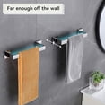 thumbnail image 5 of 12-Inche Towel Bars for Bathroom Wall Mounted Chrome Polished Total-14” Stainless Steel Towel Hanger Silver Hand Towel Holder for Cabinet Kitchen Towel Racks Towel Rods, A8804CP-3P1, 5 of 9