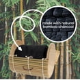 thumbnail image 5 of BambooMN Granulated Bamboo Charcoal Odor Absorber Bag in Decorative 4" Brown Cylinder, 4 Sets, 5 of 7