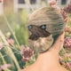 thumbnail image 4 of Cabeza de pelo con lazo perezoso Artefactos para el cabello en espiral Clip para la cabeza Flor Capullo de pelo Adornos para el cabello Retención del cabello Tarjeta para el cabello Emisión femenina, 4 of 5
