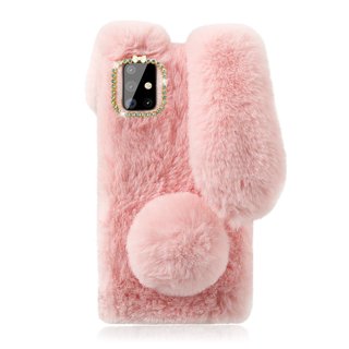 Balenciaga Fluffy Bunny iPhone 12/12 Pro case for Women - Pink in UAE