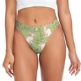 thumbnail image 1 of Fotbe Cute Rabbit And Flower Tanga Sin Costuras para Mujer con Estampado – Panties Invisibles, Transpirables y Cómodos para Uso Diario-XX-Large, 1 of 6