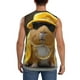thumbnail image 4 of Balery Heavy Metal Style Guinea Pig Camisetas sin mangas para hombre, absorbe la humedad y protege contra el mal olor.-Large, 4 of 7
