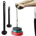 thumbnail image 2 of HLONK Plaque de Poids pour Haltères Plateau de Gym Entraînement Physique Plaque de Poids en Acier Support Fixe Poulie de Charge Câble Support d'Haltères, 2 of 8
