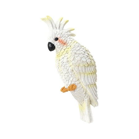 BAOPAI Cute Simulated Parrot Hanging Ornament for Fish Tank Decor and Flower Pot Decoration Durable Plastic Multifunctional Garden Aquarium Accessory