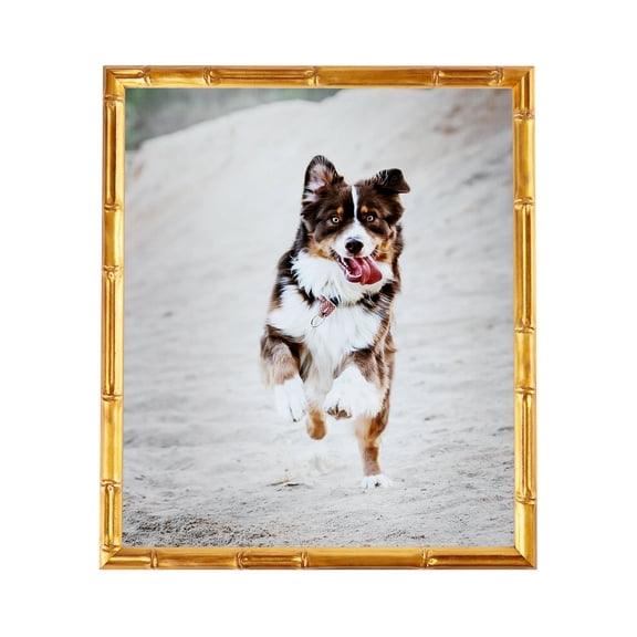ArtToFrames 10" x 13" .75 Picture Frame, 10x13 inch Gold Wood Poster Frame (WOM-4875), 1 Pack