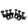 thumbnail image 1 of 6x Lock String Tuning Key Pegs , Gear Ratio 1:18, Metal Alloy Guitar String Tuning Pegs Machine Head para guitarra eléctrica, folk, acústica Chr Negro 6R Hugo clavijas, 1 of 8