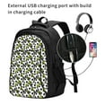 thumbnail image 2 of Honeii Soccer and Football for Travel Laptop Backpack, Business Laptops Backpack with USB Charging Port, College High School Computer Bag for Men Women, 2 of 7