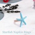 thumbnail image 4 of Starfish Napkin Rings Set of 12 Ocean Coastals Nautical Wedding, 4 of 5