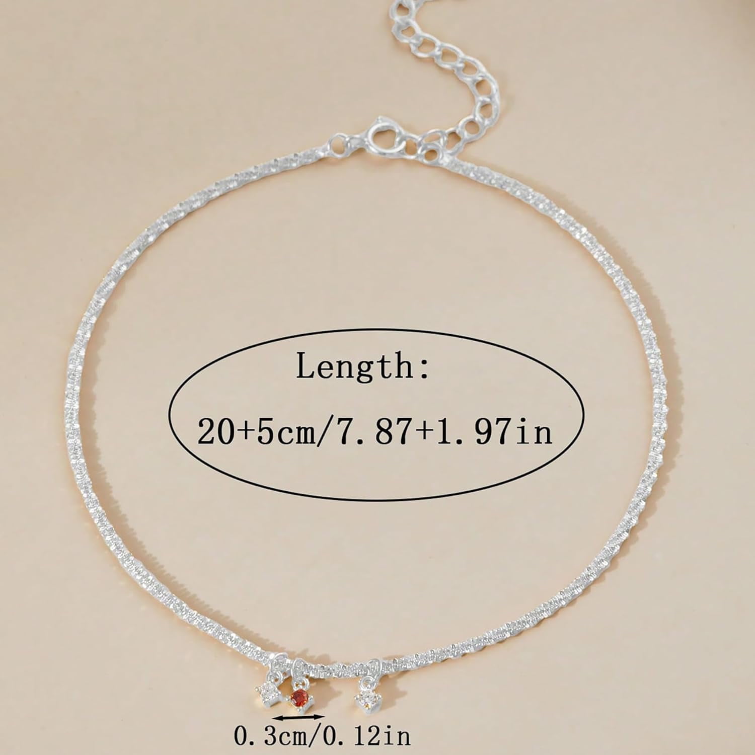 925 Sterling Silver Love Heart Anklets Bracelets for Women 14k Gold Plated Birthstone Twist Rope Sparkly Charm Chain Waterproof Summer Foot Beach Ankle Jewelry Gifts for Mom Daughter