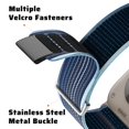 thumbnail image 4 of Paquete de 3 correas compatibles con Apple Watch de 42 mm, 44 mm y 45 mm, correa de repuesto deportiva de tela de nailon para iWatch Ultra SE Series 9/8/7/6/5/4/3/2/1, estilo tres, 4 of 4