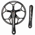 thumbnail image 1 of Single Speed Crankset 53T 170mm Crankarms Folding Bike Crankset with Protective Cover for Bike Track Road Bicycle, 1 of 5