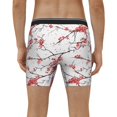 thumbnail image 2 of Men's Boxer Briefs, Retro berry blossoms elegant Soft and Breathable Mens Underwear Boxer Briefs With Widen Waist, 2 of 5