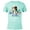 Ocean Blue, variant on Disney Princess Tiana Beignet Baker Goal Getter - Short Sleeve Blended T-Shirt for Adults - Customized-Ocean Blue