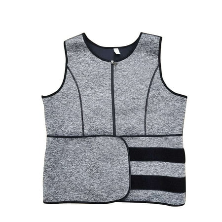 

Sauna Vest For Men Sweat Polyester Waist Trainer Adjustable Belt Weight Loss