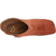 thumbnail image 5 of Sam Edelman Mayla Mesa Rust Block Heel Squared Toe Fashion Leather Ankle Boots (Mesa Rust, 8.5), 5 of 6