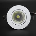 thumbnail image 3 of Foco de techo LED COB de aluminio, empotrable, para decoración de interiores, con orificio de 69 mm, 3 W, 110 V, blanco cálido., 3 of 12