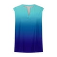 thumbnail image 3 of fatyb Womens Plus Size Tank Tops Loose Sleeveless V Neck T Shirts Summer Dressy Casual Blouses Tanks S-5XL, 3 of 5
