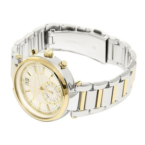 定番人気 ★ Michael Kors ★ SAWYER レディース腕時計 MK6225 MK6225 Chronograph Sawyer Two-Tone Stainless Steel Bracelet