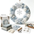 thumbnail image 3 of Dreisshy Christmas Wreath, 3D Fabric Wreath Poke Art, Christmas Craft Kits for Adults Beginners for Home Door Wall Hanging Decor, Christmas Gift for Craft Lovers, 3 of 7