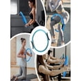 thumbnail image 3 of Pilates Ring, 15" Padded - Handle Lightweight Non - Pilates Equipment, Full - Body Toning Fitness Circle for Arms, Thighs & Core,Blue, 3 of 7