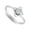White, variant on AFFY Round Cut Natural White Diamond Accent Flower Petal Promise Ring For Women In 14K Yellow Gold Plated 925 Sterling Silver (0.05 Cttw, I2-I3 Clarity), Ring Size -9.5