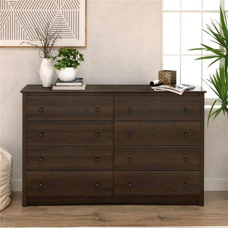 8 drawer dresser espresso discount