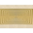 thumbnail image 1 of Ahgly Company Tapis d'Intérieur Lavables en Machine Rectangulaires Transitionnels Brun Caramel, 7' x 10', 1 of 7