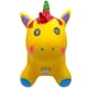thumbnail image 4 of Montable Inflable Brincolin Musical Niños Unicornio Ecobaby Original Amarillo, 4 of 6